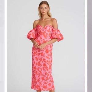 AMUR Michaela Sweethart MIDI dress